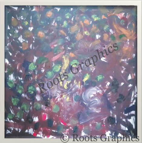 Softness of Piousity and Purity Forming Almighty God Ganesha in the Centre.